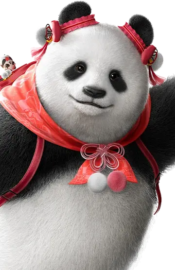 Panda, official Tekken 8 character render